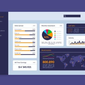 Enterprise Dashboard UI Design (Data-heavy interfaces)