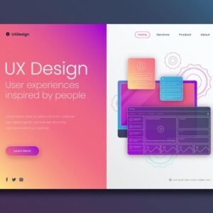 Landing Page UI Design (High-fidelity, conversion-focused)